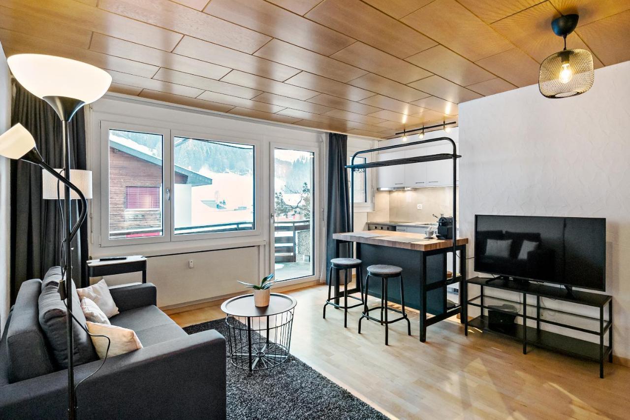 Apartment Next To Titlis Station エンゲルベルク エクステリア 写真