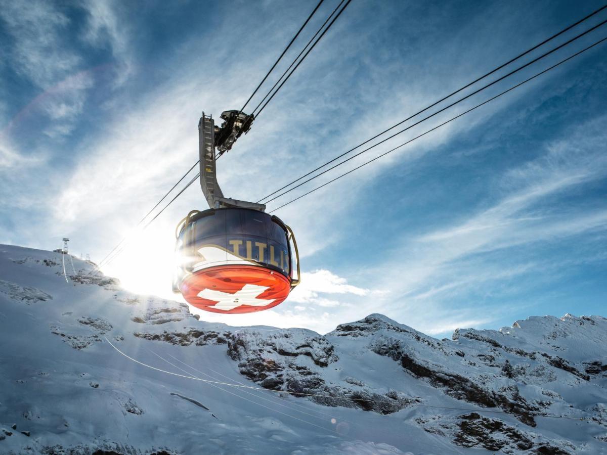Apartment Next To Titlis Station エンゲルベルク エクステリア 写真