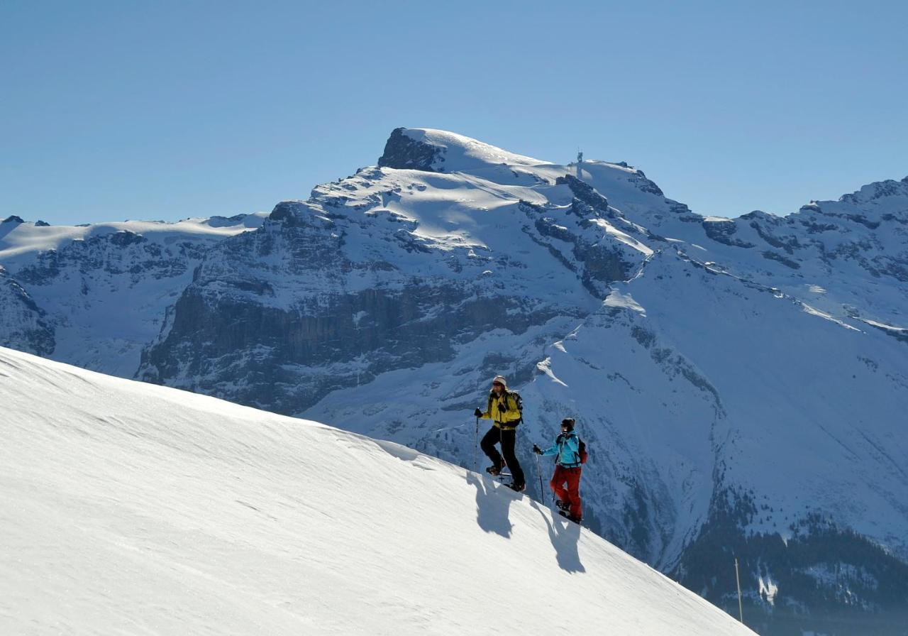Apartment Next To Titlis Station エンゲルベルク エクステリア 写真